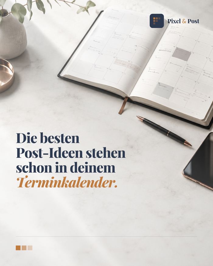 Echter Pixel und Post Beitrag zur Themenplanung